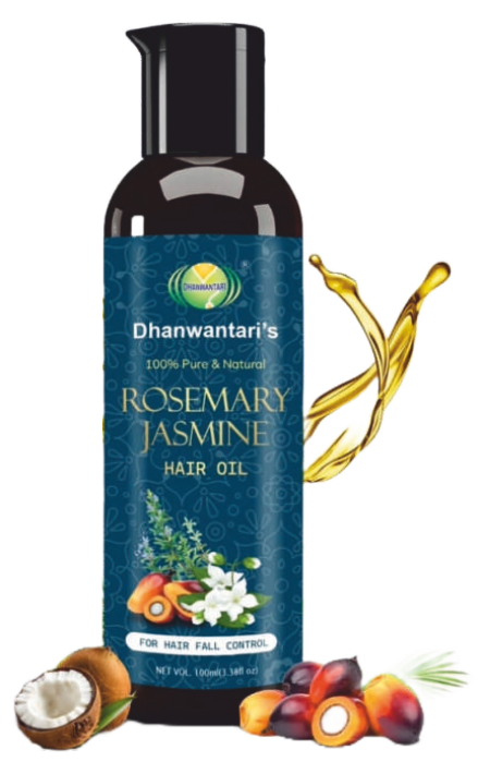 RoseMary Jasmine Hair Oil
